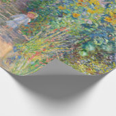 Claude Monet - The Artist's Garden at Veteuil ラッピングペーパー (角)