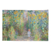 Claude Monet - The Artist's Garden at Veteuil 枕カバー (裏面)
