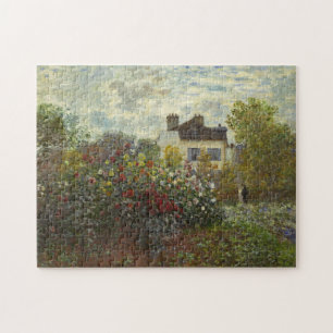 Claude Monet The Artist's Garden in Argenteuil Art ジグソーパズル