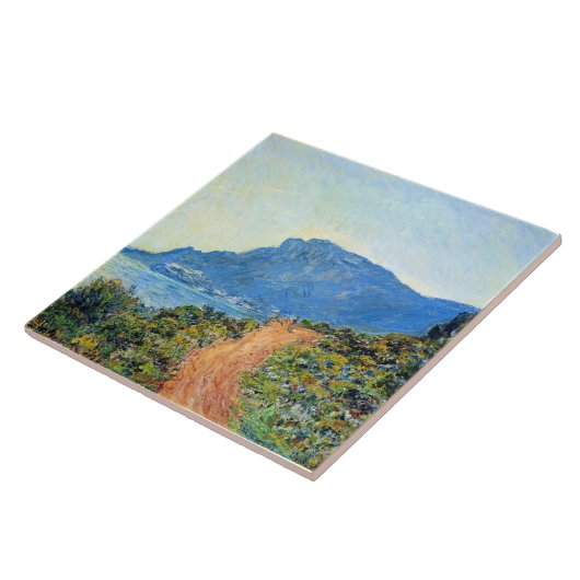 Claude Monet, The Corniche of Monaco, タイル (側面)