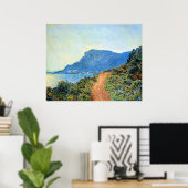 Claude Monet, The Corniche of Monaco, ポスター (ホームオフィス)