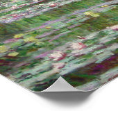 Claude Monet - The Japanese Footbridge ポスター (角)