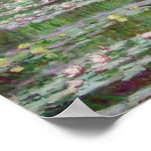 Claude Monet - The Japanese Footbridge ポスター (角)