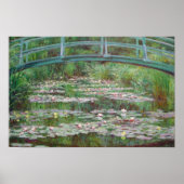 Claude Monet - The Japanese Footbridge ポスター (正面)