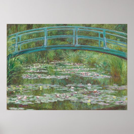 Claude Monet | The Japanese Footbridge, 1899 ポスター (正面)