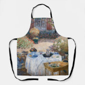 Claude Monet - The Lunchem，装飾パネル エプロン (正面)