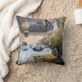 Claude Monet - The Lunchem，装飾パネル クッション (ブランケット)