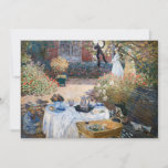 Claude Monet - The Lunchem，装飾パネル サンキューカード<br><div class="desc">The Luncheon，装飾パネル/ Le dejeuner,  panneau decoratif - Claude Monet,  1873</div>