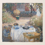 Claude Monet - The Lunchem，装飾パネル スカーフ<br><div class="desc">The Luncheon，装飾パネル/ Le dejeuner,  panneau decoratif - Claude Monet,  1873</div>