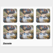 Claude Monet - The Lunchem，装飾パネル スクエアシール (シート)