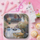 Claude Monet - The Lunchem，装飾パネル ペーパープレート (パーティー)