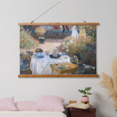Claude Monet - The Lunchem,装飾パネル 吊り下げ型タペストリー (寝室)