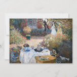 Claude Monet - The Lunchem，装飾パネル 招待状<br><div class="desc">The Luncheon，装飾パネル/ Le dejeuner,  panneau decoratif - Claude Monet,  1873</div>