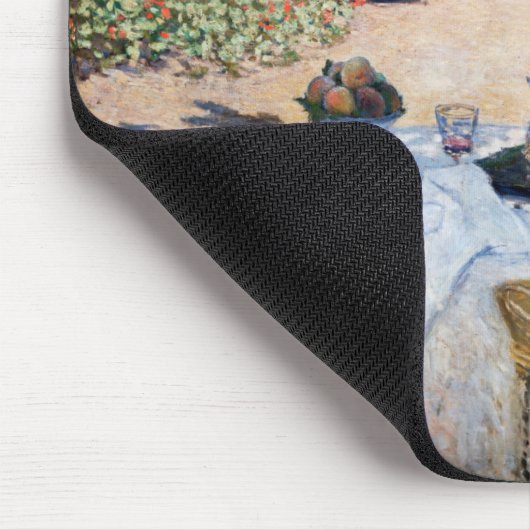Claude Monet - The Luncheon, decorative panel マウスパッド (コーナー)