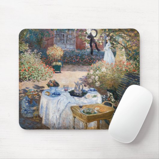 Claude Monet - The Luncheon, decorative panel マウスパッド (マウス)