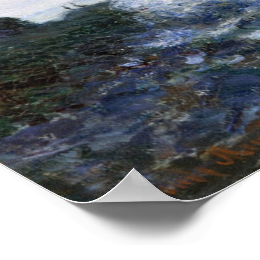 Claude Monet | The Manneporte Etretat ポスター (角)