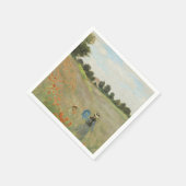 Claude Monet The Poppy Field near Argenteuil Art スタンダードカクテルナプキン (角)