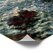 Claude Monet | The Rocks at Belle-Ile, 1886 ポスター (角)