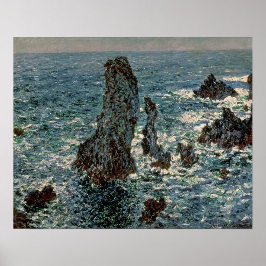 Claude Monet | The Rocks at Belle-Ile, 1886 ポスター (正面)