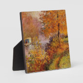 Claude Monet, The Studio Boat, フォトプラーク (正面)