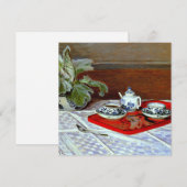 Claude Monet - The Tea Set, セーブザデート (正面/裏面)