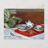 Claude Monet - The Tea Set, ポストカード (正面)