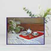 Claude Monet - The Tea Set, 招待状 (スタンド正面)