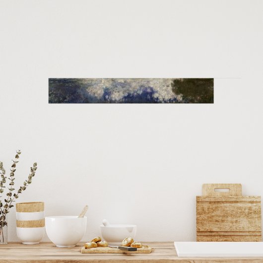 Claude Monet | The Waterlilies The Clouds, 1914-18 ポスター (キッチン)