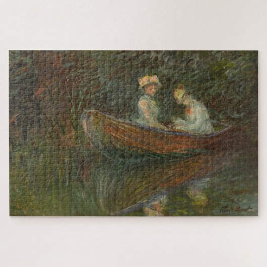 Claude Monet – Two Women in a Boat 1887 ジグソーパズル (横)
