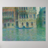 Claude Monet - Venice, Palazzo Dario ポスター (正面)