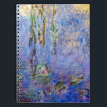 Claude Monet - Water Lilies ノートブック<br><div class="desc">Water Lilies / Nympheas by Claude Monet in 1916-1919</div>