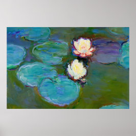 Claude Monet - Water Lilies  ポスター
