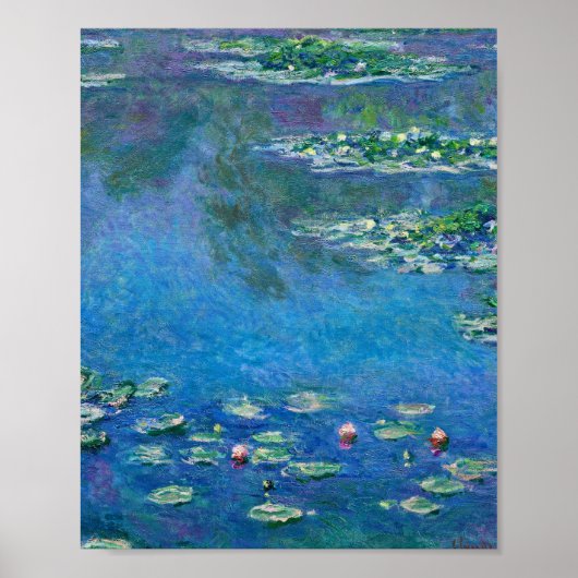 Claude Monet - Water Lilies 1906 ポスター (正面)
