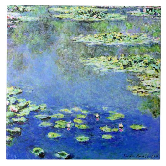 Claude Monet - Water Lilies, 1907, タイル (正面)