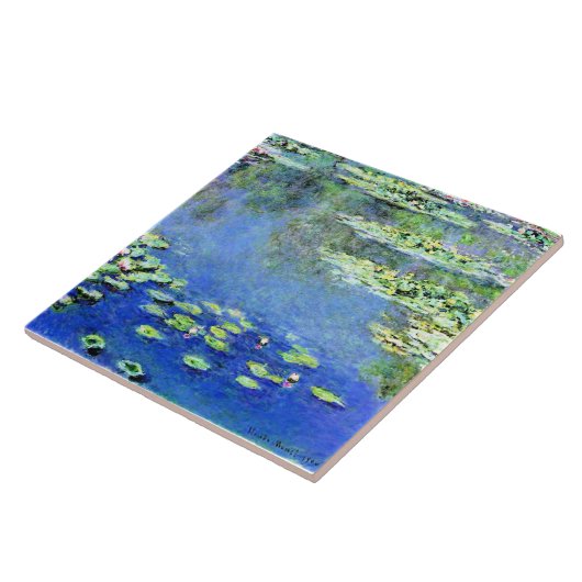 Claude Monet - Water Lilies, 1907, タイル (側面)