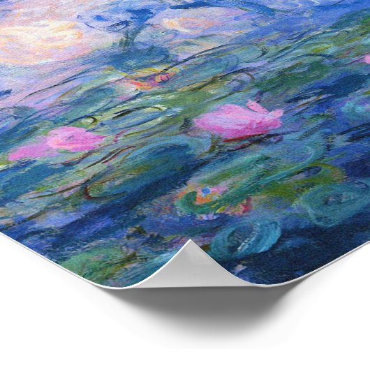Claude Monet - Water Lilies 1919 ポスター (角)
