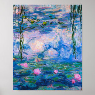 Claude Monet - Water Lilies 1919 ポスター