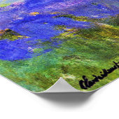 Claude Monet - Water Lilies and Agapanthus, ポスター (角)