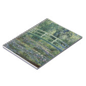 Claude Monet - Water Lilies And Japanese Bridge ノートブック (左側)
