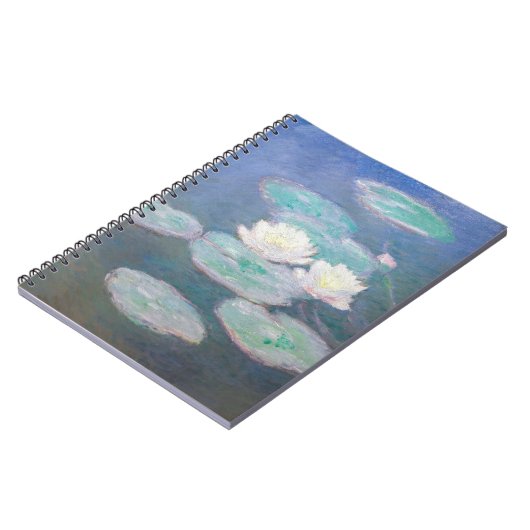 Claude Monet - Water Lilies, Evening Effect ノートブック (左側)