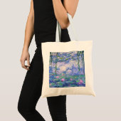 Claude Monet Water Lilies French Impressionist Art トートバッグ (正面(商品))