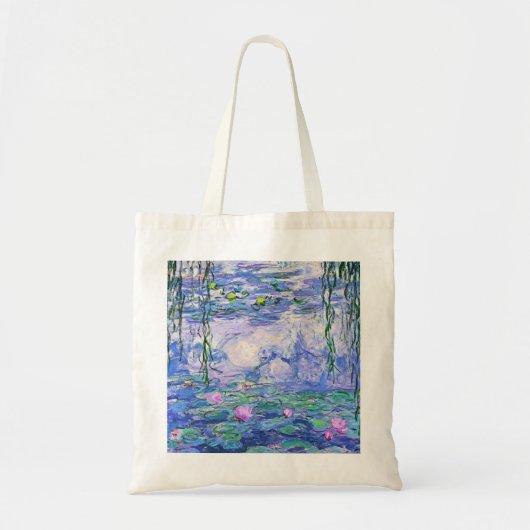 Claude Monet Water Lilies French Impressionist Art トートバッグ (正面)