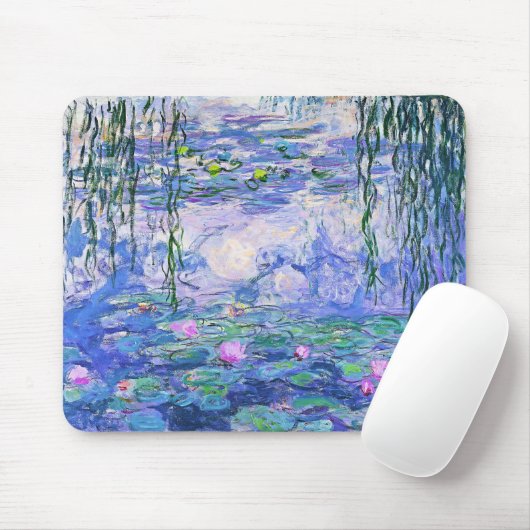 Claude Monet Water Lilies French Impressionist Art マウスパッド (マウス)