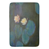 Claude Monet Water Lilies Impressionist Oil Art バスマット (正面縦)
