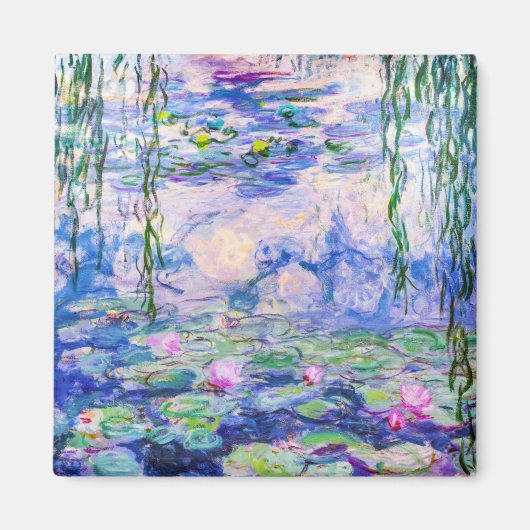 Claude Monet - Water Lilies / Nympheas 1919 マグネット (正面)