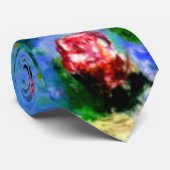 Claude Monet - Water Lilies (red) ネクタイ (ロール)