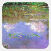 Claude Monet - Water-Lilies, The Clouds, スクエアシール (正面)