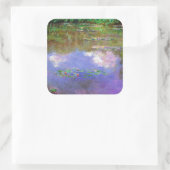 Claude Monet - Water-Lilies, The Clouds, スクエアシール (バッグ)