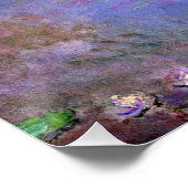 Claude Monet - Water-Lilies, The Clouds, ポスター (コーナー)