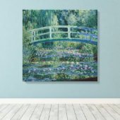 Claude Monet Water-Liliy Pond – Japanese bridge キャンバスプリント (インサイチュ (ウッドフロア))